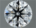Natural Diamond 0.90 Carats, Round with Very Good Cut, H Color, SI2 Clarity and Certified by GIA