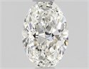 Natural Diamond 0.50 Carats, Oval with  Cut, G Color, VS2 Clarity and Certified by GIA