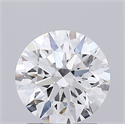 Lab Grown Diamond 1.28 Carats, Round with Excellent Cut, D Color, VVS1 Clarity and Certified by IGI