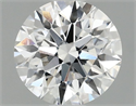 Lab Grown Diamond 0.97 Carats, Round with Excellent Cut, D Color, VVS2 Clarity and Certified by IGI