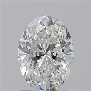 Picture of Natural Diamond 1.20 Carats, Oval with  Cut, G Color, SI2 Clarity and Certified by GIA