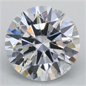 Del inventario de diamantes de laboratorio, 2.01 quilates, Redondo , Color E, claridad VS2 y certificado IGI
