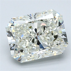 Picture of Natural Diamond 2.05 Carats, Radiant with  Cut, K Color, VS2 Clarity and Certified by GIA