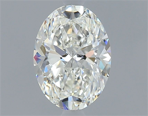 Picture of Natural Diamond 0.60 Carats, Oval with  Cut, I Color, VS1 Clarity and Certified by GIA
