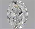 Natural Diamond 1.20 Carats, Oval with  Cut, F Color, VS1 Clarity and Certified by GIA