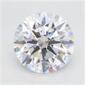 Lab Grown Diamond 7.09 Carats, Round with Ideal Cut, F Color, VVS1 Clarity and Certified by IGI