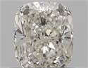 Natural Diamond 0.65 Carats, Cushion with  Cut, I Color, VS2 Clarity and Certified by GIA
