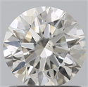 Natural Diamond 0.91 Carats, Round with Excellent Cut, J Color, SI1 Clarity and Certified by GIA
