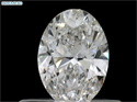Natural Diamond 0.45 Carats, Oval with  Cut, G Color, SI1 Clarity and Certified by GIA