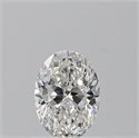 Natural Diamond 0.70 Carats, Oval with  Cut, F Color, VS2 Clarity and Certified by GIA