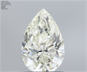 Natural Diamond 1.01 Carats, Pear with  Cut, I Color, VVS1 Clarity and Certified by IGI