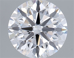 Picture of Lab Grown Diamond 1.05 Carats, Round with Ideal Cut, D Color, VVS2 Clarity and Certified by IGI