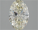 Natural Diamond 2.02 Carats, Oval with  Cut, M Color, SI1 Clarity and Certified by GIA