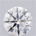 Lab Grown Diamond 2.87 Carats, Round with Ideal Cut, F Color, VS1 Clarity and Certified by IGI
