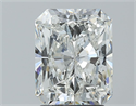Natural Diamond 2.50 Carats, Radiant with  Cut, H Color, SI1 Clarity and Certified by GIA
