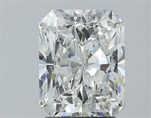 Picture of Natural Diamond 2.50 Carats, Radiant with  Cut, H Color, SI1 Clarity and Certified by GIA