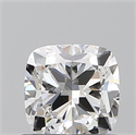 Diamante Natural 0.61 quilates, Del cojín , Color G, claridad VS2 y certificado GIA
