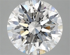 Picture of Lab Grown Diamond 3.09 Carats, Round with Excellent Cut, F Color, VS1 Clarity and Certified by IGI