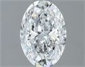 Natural Diamond 0.80 Carats, Oval with  Cut, E Color, VS1 Clarity and Certified by GIA