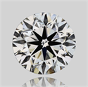 Natural Diamond 0.50 Carats, Round with Very Good Cut, G Color, VS2 Clarity and Certified by GIA