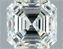 Natural Diamond 2.50 Carats, Asscher with  Cut, I Color, VVS1 Clarity and Certified by IGI