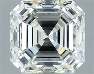 Foto Diamante Natural 2.50 quilates, Asscher , Color I, claridad VVS1 y certificado IGI de