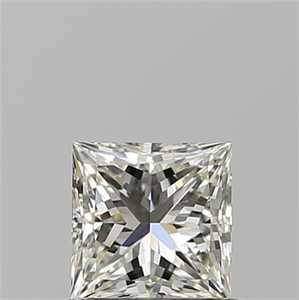 Picture of Natural Diamond 0.72 Carats, Princess with  Cut, K Color, VVS2 Clarity and Certified by GIA
