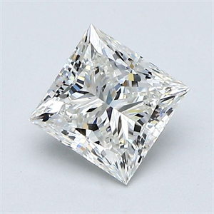 Picture of Natural Diamond 1.20 Carats, Princess with  Cut, I Color, VS1 Clarity and Certified by GIA
