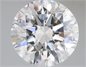 Lab Grown Diamond 3.52 Carats, Round with Ideal Cut, E Color, VVS2 Clarity and Certified by IGI