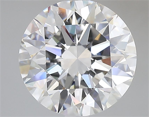 Picture of Lab Grown Diamond 3.52 Carats, Round with Ideal Cut, E Color, VVS2 Clarity and Certified by IGI