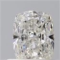 Natural Diamond 0.72 Carats, Cushion with  Cut, H Color, SI1 Clarity and Certified by GIA