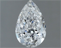 Diamante Natural 0.50 quilates, De pera , Color E, claridad SI2 y certificado GIA