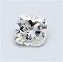 Natural Diamond 0.73 Carats, Cushion with  Cut, H Color, I1 Clarity and Certified by GIA