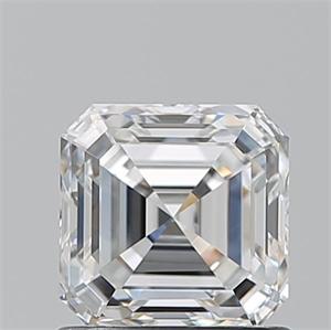 Picture of Natural Diamond 1.05 Carats, Asscher with  Cut, G Color, VVS2 Clarity and Certified by GIA