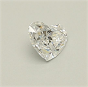 Natural Diamond 0.37 Carats, Heart with  Cut, D Color, VVS1 Clarity and Certified by GIA