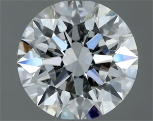 Picture of Natural Diamond 0.50 Carats, Round with Excellent Cut, G Color, VVS2 Clarity and Certified by IGI