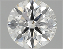 Natural Diamond 1.06 Carats, Round with Excellent Cut, G Color, SI2 Clarity and Certified by GIA