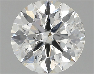 Picture of Natural Diamond 1.06 Carats, Round with Excellent Cut, G Color, SI2 Clarity and Certified by GIA