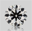 Natural Diamond 0.70 Carats, Round with Very Good Cut, I Color, VVS2 Clarity and Certified by GIA