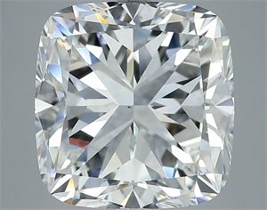 Picture of Natural Diamond 7.03 Carats, Cushion with  Cut, H Color, VS2 Clarity and Certified by GIA