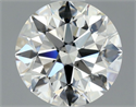 Natural Diamond 0.90 Carats, Round with Excellent Cut, G Color, SI1 Clarity and Certified by GIA