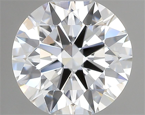 Picture of Lab Grown Diamond 1.03 Carats, Round with Ideal Cut, D Color, VVS2 Clarity and Certified by IGI