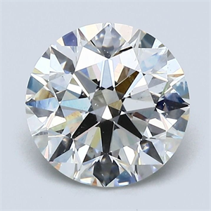 Foto Diamante Natural 1.90 quilates, Redondo , Color I, claridad SI1 y certificado GIA de