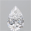 Natural Diamond 1.14 Carats, Pear with  Cut, D Color, VVS1 Clarity and Certified by GIA