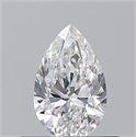 Natural Diamond 0.51 Carats, Pear with  Cut, E Color, VS1 Clarity and Certified by GIA