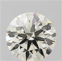 Natural Diamond 0.70 Carats, Round with Excellent Cut, J Color, VS2 Clarity and Certified by IGI