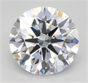 Lab Grown Diamond 5.77 Carats, Round with Ideal Cut, E Color, VVS2 Clarity and Certified by IGI