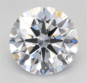 Picture of Lab Grown Diamond 5.77 Carats, Round with Ideal Cut, E Color, VVS2 Clarity and Certified by IGI