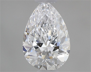 Picture of Natural Diamond 0.51 Carats, Pear with  Cut, D Color, SI2 Clarity and Certified by GIA