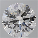 Lab Grown Diamond 4.50 Carats, Round with Excellent Cut, E Color, VS1 Clarity and Certified by IGI